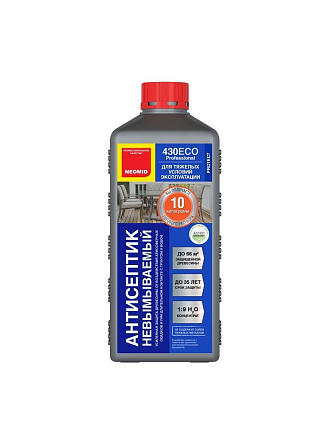 Антисептик Neomid, 430 Eco, для дерева, невымываемый, концентрат 1:9, 1 кг
