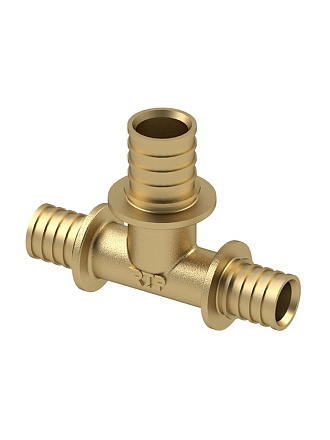 Тройник d16х20х16 мм, латунь, РосТурПласт