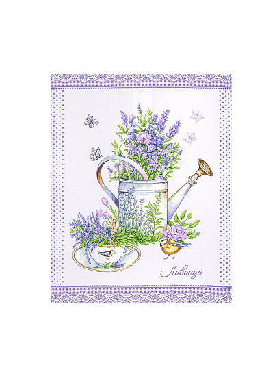 Набор полотенец кухонных 3 шт, 45х60 см, рогожка, 100% хлопок, АртДизайн, Мерси, Россия