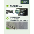 Качели 3-местные, 175х110х163 см, Green Days, раскладываются в кровать, до 200 кг, серая крыша - фото 18