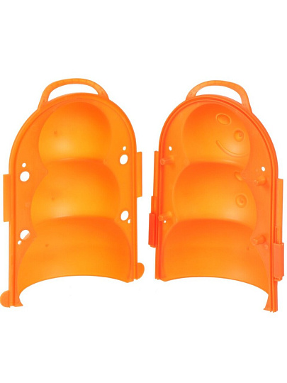 Форма для лепки из снега Снеговик, 16.5х12.5х22 см, пластик, N010112