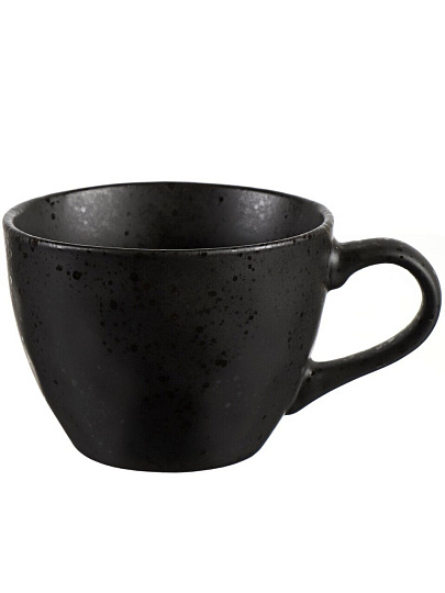 Кружка керамика, 380 мл, Black, 11х8 см, Daniks, ST2241