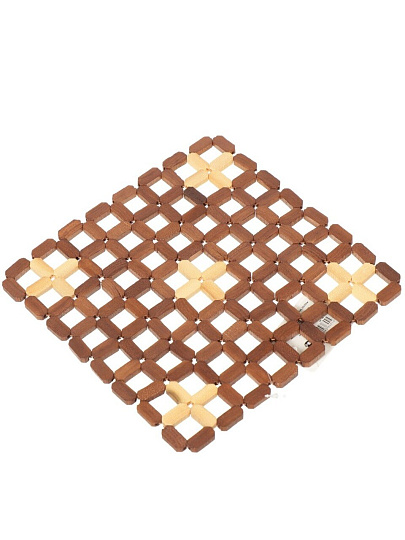 Подставка под горячее, бамбук, 20х20 см, в ассортименте, Y3-1154