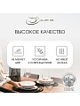 Сервиз столовый стекло, 30 предметов, на 6 персон, Basilico, 62076, дымчатый - фото 3