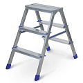 Стремянка-лестница 2 секции, 3 ступени, сталь, 0.68 м, 150 кг, Nika, ДЛС3