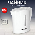 Чайник электрический Gelberk, GL-464, белый, 0.5 л, 500 Вт, открытый нагревательный элемент, пластик - фото 6