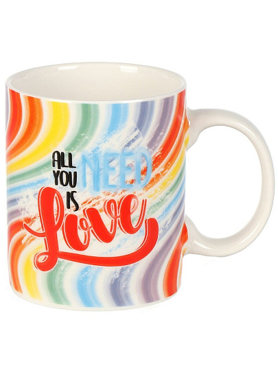 Кружка керамика, 330 мл, Y4-8068, в ассортименте