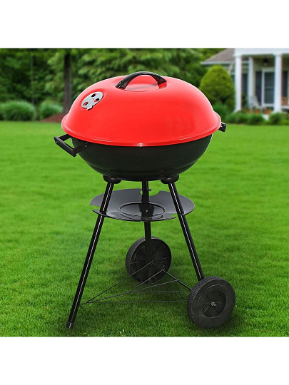 Гриль 435х735 мм, 1 мм, разборный, с крышкой, угольный, T2022-7065