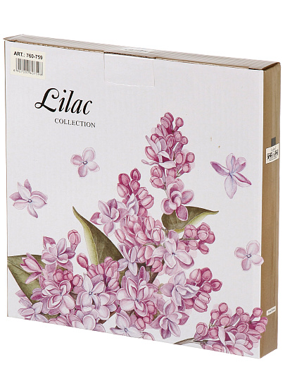 Набор тарелок закусочный, фарфор, 2 шт, 20.5 см, круглый, Lilac, Lefard, 760-759, белый