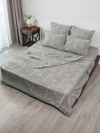 Пододеяльник евро, 200 х 215 см, 100% хлопок, бязь, Майская ночь, 70806/1