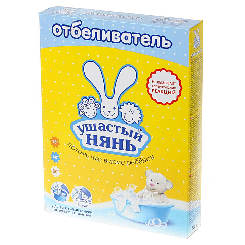 Отбеливатель Ушастый нянь, 500 г, порошок, А0308