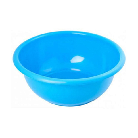 Таз пластик, 9 л, круглый, голубой, Sparkplast, IS40007/2