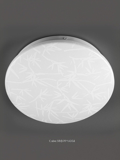 Светильник светодиодный, General Lighting Systems, GSMCL-014-18 Bamboo, 18 Вт, 4000 К, 1170 Лм, IP20, 25.3х23х5.8 см, нейтральный белый свет