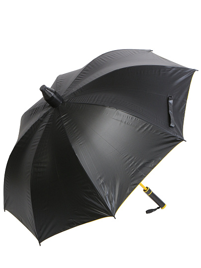 Зонт полуавтомат, трость, 8 спиц, 70 см, черный, Y4-11565