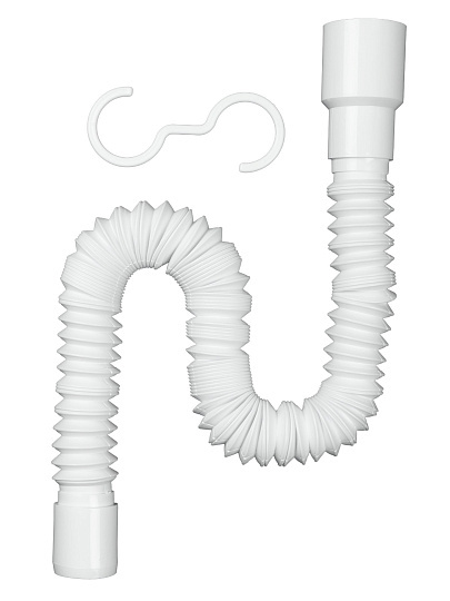 Гофра для сифона 1200 мм, 40х40/50, полипропилен, Unicorn, D120