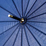 Зонт унисекс, полуавтомат, трость, 16 спиц, 60 см, полиэстер, синий, Y822-055 - фото 6