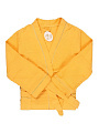 Халат унисекс, вафельный, 100% хлопок, желтый, XL-XXL, 52-54, Barkas, AI-0904003 - фото 4