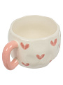 Кружка фарфор, 320 мл, Сердечки, В060827 - фото 4