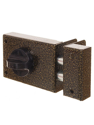 Замок накладной дверной, Омега, ЗН1 2Р, 00-00000624, бронза