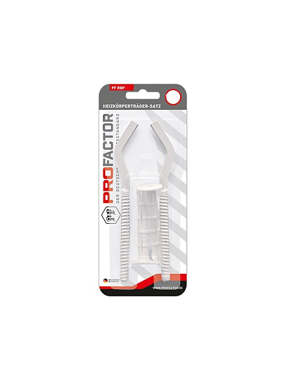 Кронштейн для радиатора, сталь, 170х9 мм, плоский, с дюбелем 2 шт, ProFactor, PF RBP 567