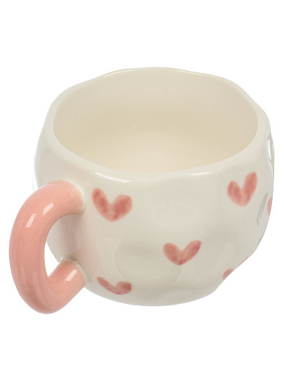 Кружка фарфор, 320 мл, Сердечки, В060827