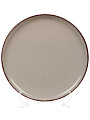 Тарелка обеденная, керам, 27 см, Pollen lite, Daniks, капучино