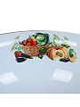 Миска эмалированная сталь, круглая, 8 см, 2 л, Урожай, СтальЭмаль, 1с32с, серо-голубая - фото 2