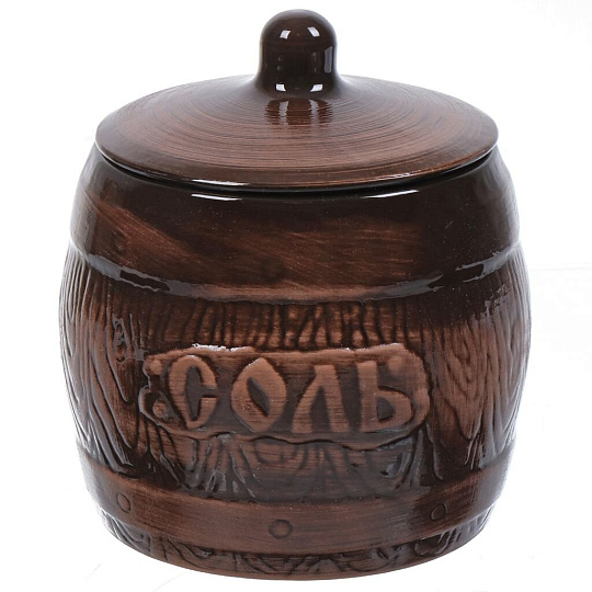 Солонка керамика, 15 см, 1200 мл, Борисовская керамика, Старина, СТР00000319