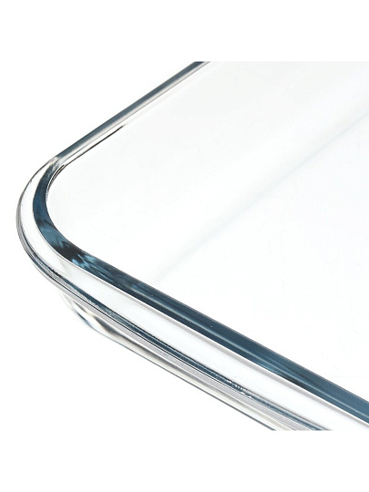 Форма для запекания стекло, 23.8х39.5х5 см, 3 л, прямоугольная, Daniks