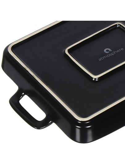 Форма для запекания керамика, 25.5х18.5х3.5 см, прямоугольная, Atmosphere, Gourmet, AT-K2045