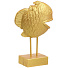 Фигурка декоративная гипс, Скалярия Большая, 23х23х36 см, на подставке, золотая, 10 0840 0002 - фото 3