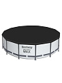 Бассейн каркасный Bestway, 427х107 см, Steel Pro Max, 56950BW, фильтр-насос, лестница, тент, 13030 л - фото 9