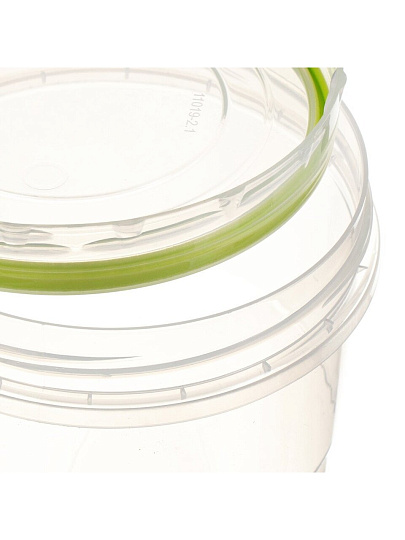 Банка для сыпучих продуктов, пластик, 0.6 л, с крышкой, Полимербыт, Премиум, С43301, в ассортименте