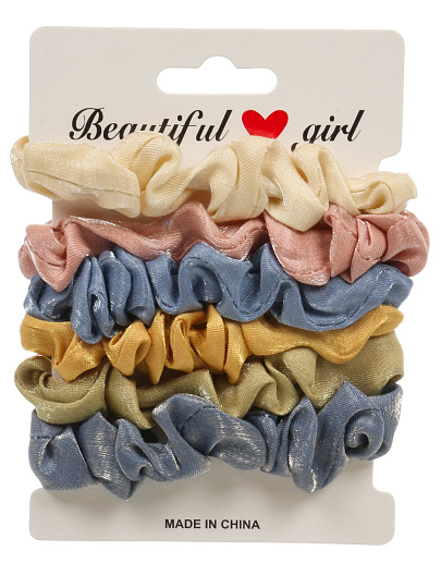 Набор резинок 5 см, 6 шт, в ассортименте, Y4-11612