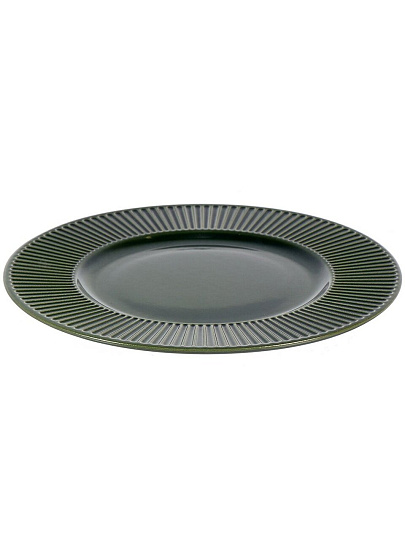 Тарелка десертная, керамика, 22 см, круглая, Emerald Green, Domenik, TDP472/DMD033
