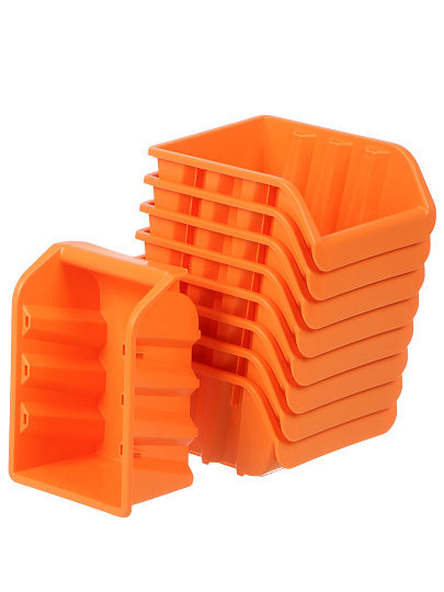 Ящик 16х11х7.5 см, пластик, Bartex, набор 9 шт