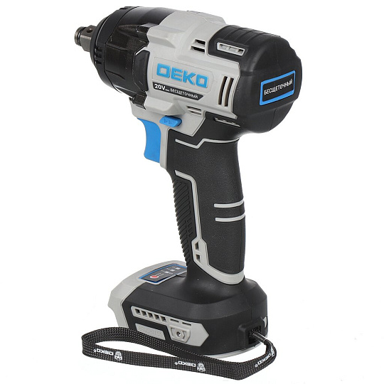 Гайковерт аккумуляторный, Deko, DKIS, ударный, 20 В, 400 Н-м, 3200 об/мин, 1 скорость, коробка, 063-4451