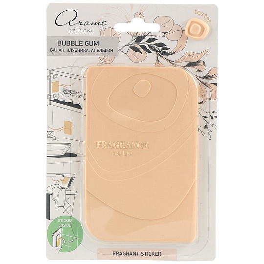 Ароматизатор для дома АЕР, Fragrant Sticker Bubble gum, А 6107