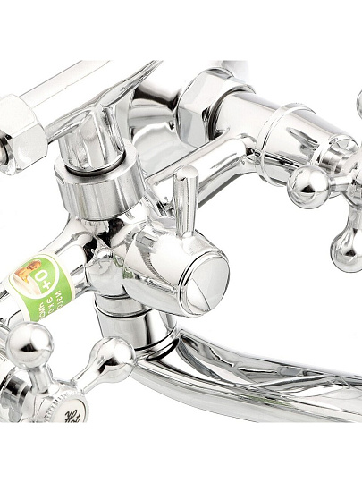 Смеситель для ванны, Juguni, с кран-буксой, хром, JGN0141/B