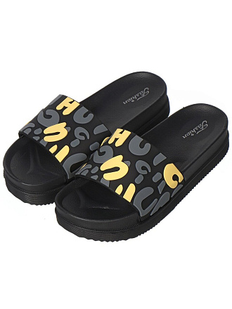 Обувь пляжная для женщин, р. 38, Символы, T2022-559