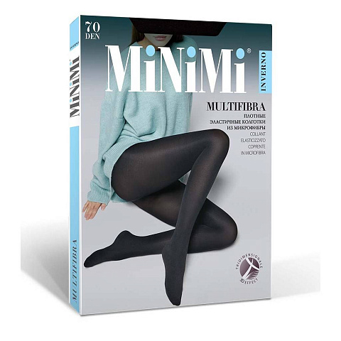 Колготки Minimi, Mini Multifibra, 70 DEN, р. 2, nero/черные