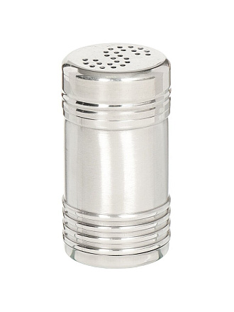 Солонка металл, 7.5 см, серебристая, Y3-1228