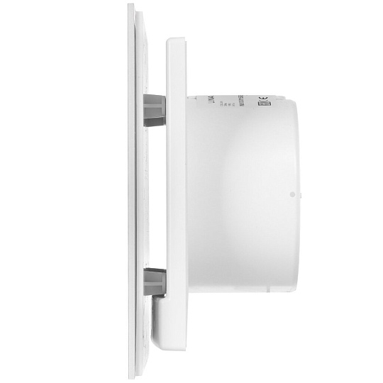 Вентилятор вытяжной настенный, Luna, установочный диаметр 100 мм, 13 Вт, 105 м³/ч, белый, Серия GORIZONT, LUNA GZ 100