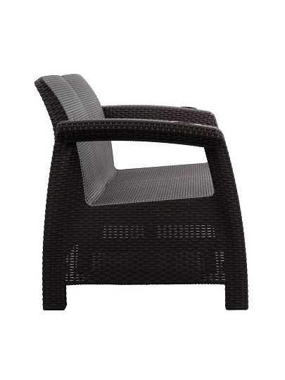 Диван садовый мокко, 1 диван, 128х70х79 см, М8837