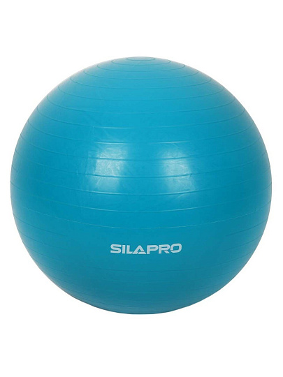 Гимнастический мяч для фитнеса, 65 см, ПВХ, до 80 кг, в ассортименте, SilaPro, 193-003