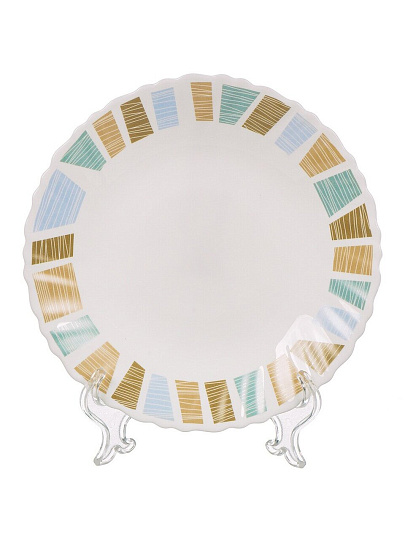 Сервиз столовый стеклокерамика, 13 предметов, на 6 персон, Сара 1/4, 6983-13т