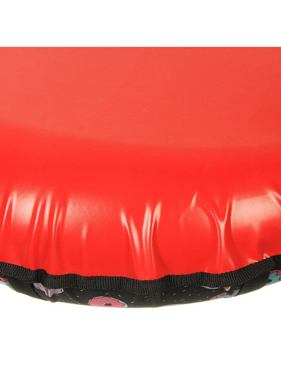 Санки-ватрушка Дизайн+, 80 см, 70 кг, с буксировочным тросом, с ручками, с молнией, УВ-дизм-0,8_PON-311