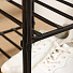 Полка для обуви, металл, 3 секции, 44х33х50 см, черная, Nika, ЭТК1/Ч - фото 9