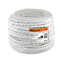 Ретро провод эко, 3х1.5 мм², 50 м, витой, ГОСТ, белый, TDM Electric, SQ2801-0103