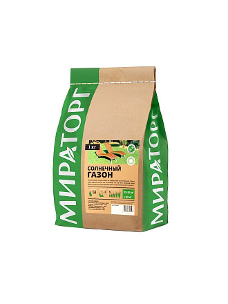 Семена Газон, Солнечный, 1 кг, мешок, Мираторг